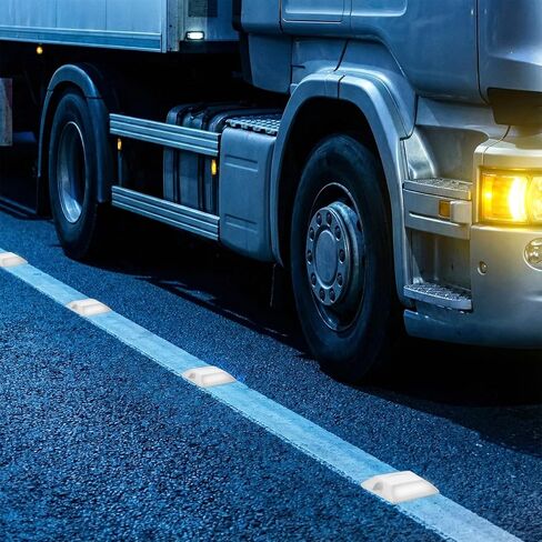 16 Pieces Road Reflectors, 4x4 Inch Reflective Pavement Stud Markers for Driveways, Sidewalks, Parking Lots, and Highways in Saudi Arabia