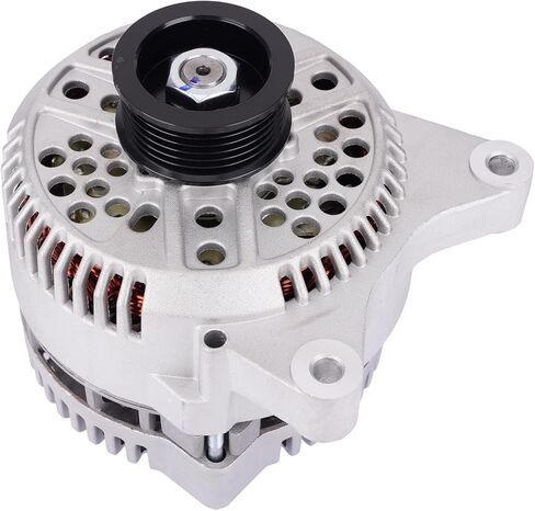 MOCA Alternator fits For Ford 1995-1999 Crown Victoria 4.6L, 2002-2003 E150 4.6L 5.4L, 2002-2003 E250 E350 E450 5.4L 6.8L, 2000-2005 Excursion 5.4L 6.8L, w/D shaped Alt Plug, for 130 Amp ONLY in Kuwait