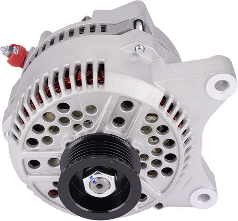 MOCA Alternator fits For Ford 1995-1999 Crown Victoria 4.6L, 2002-2003 E150 4.6L 5.4L, 2002-2003 E250 E350 E450 5.4L 6.8L, 2000-2005 Excursion 5.4L 6.8L, w/D shaped Alt Plug, for 130 Amp ONLY in Kuwait