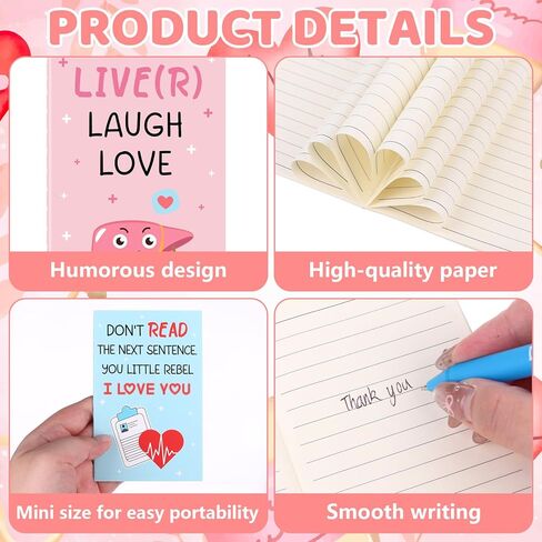 24 Sets Nurse Appreciation Gifts Funny Nurse Notebooks Nursing Ballpoint Pens Nurses Notepad Funny Nurses Week Gifts for Coworkers Medical Assistant Doctor Graduation Retirement Gift Office Supplies in Saudi Arabia
