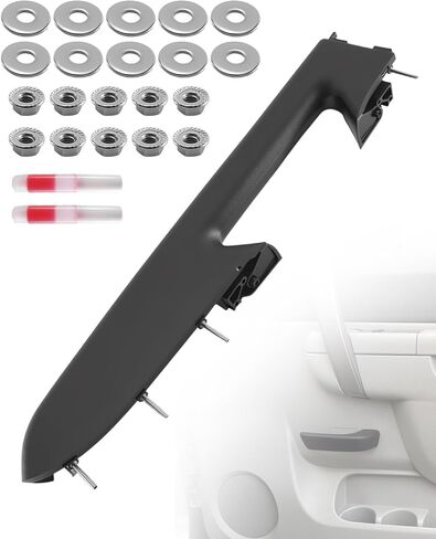 Side Armrest Repair Kit Compatible with Chevy Silverado/GMC Sierra 1500 2500HD 3500HD 2010–2014 Door Panel with Release Handle Below Armrest (Black) in Saudi Arabia