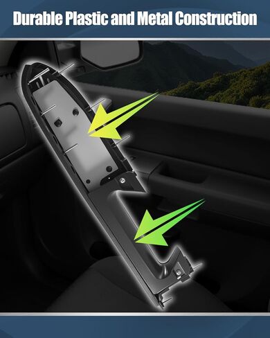 Side Armrest Repair Kit Compatible with Chevy Silverado/GMC Sierra 1500 2500HD 3500HD 2010–2014 Door Panel with Release Handle Below Armrest (Black) in Saudi Arabia