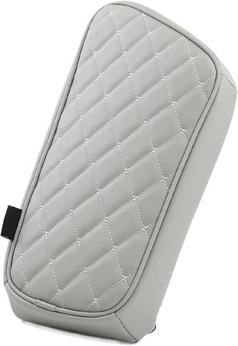 Car Armrest Cushion Cover Compatible with Kia EV6 2022-2026 Accessories, Leather Center Console Armrest Pad(Gray) in Saudi Arabia