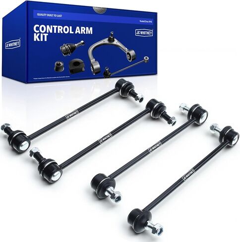 JC Whitney JFBAJCWCA00433 مجموعة من 4 وصلات Sway Bar (أمامية وخلفية) - متوافقة مع Toyota Camry 02-06، Highlander 01-13، Lexus RX350 07-09، RX400h 06-08، RX330 04-06، ES300 02-03، ES330 04-06 in Kuwait