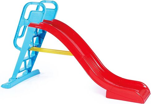 DOLU Big Splash Slide for Indoor or Outdoor Use with Water Connection Feature, Sturdy Ladder and Gripping Handrails for Safety, White in Kuwait