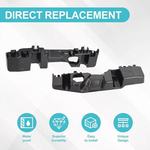 Front Bumper Cover Bracket Compatible with Hyundai Kona 2018-2021 Front Bumper Side Retainer Brackets Set Left Driver and Right Passenger Side 86513J9000 in Saudi Arabia