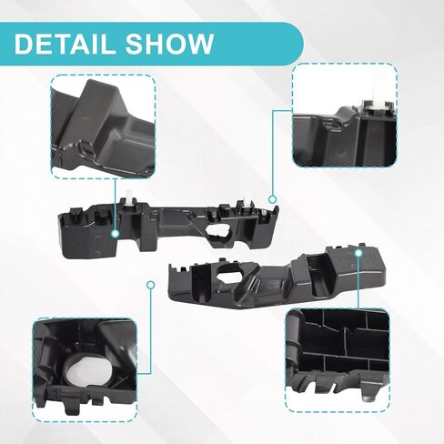 Front Bumper Cover Bracket Compatible with Hyundai Kona 2018-2021 Front Bumper Side Retainer Brackets Set Left Driver and Right Passenger Side 86513J9000 in Saudi Arabia