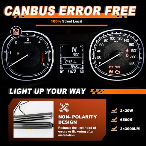 LED Front Bumper Headlight Side Marker Light fog for 1996-2002 Toyota 4Runner, Amber Daytime Running Light DRL & Sequential Turn Signal Lamp Replace Front Trim, OEM# TO1089103,TO1088103 in Kuwait