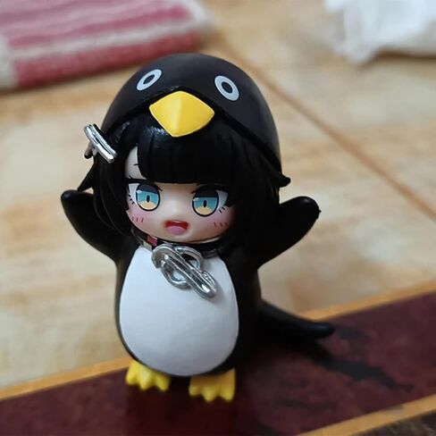 Arknights: Endfield‌ Endmin Gugugaga Cute Mini Figure Little Penguin Anime Game Characters PVC Desktop Ornaments Fans Gifts 2.4in in Saudi Arabia