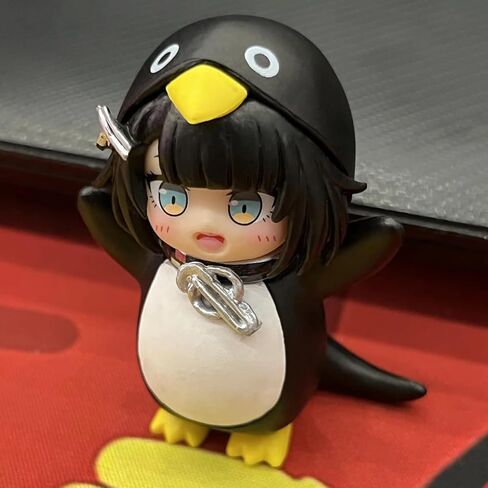 Arknights: Endfield‌ Endmin Gugugaga Cute Mini Figure Little Penguin Anime Game Characters PVC Desktop Ornaments Fans Gifts 2.4in in Saudi Arabia