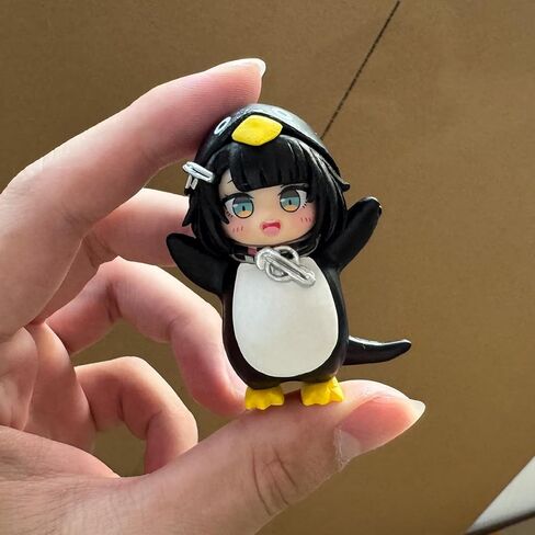 Arknights: Endfield‌ Endmin Gugugaga Cute Mini Figure Little Penguin Anime Game Characters PVC Desktop Ornaments Fans Gifts 2.4in in Saudi Arabia