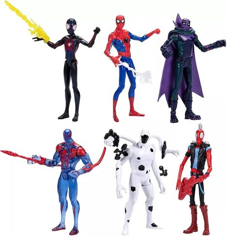 مجموعة Marvel Spider-Man Across the Spider-Verse Ultimate Showdown، شخصيات مجسمة مقاس 15.24 سم in Kuwait