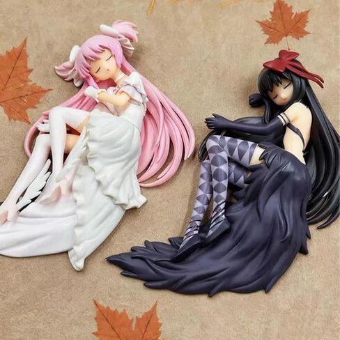YLQANONG KanameMadoka Figures Anime Akemi Homura Figure Statues PVC Kaname Madoka Anime Action Figurine 5.51IN in Kuwait