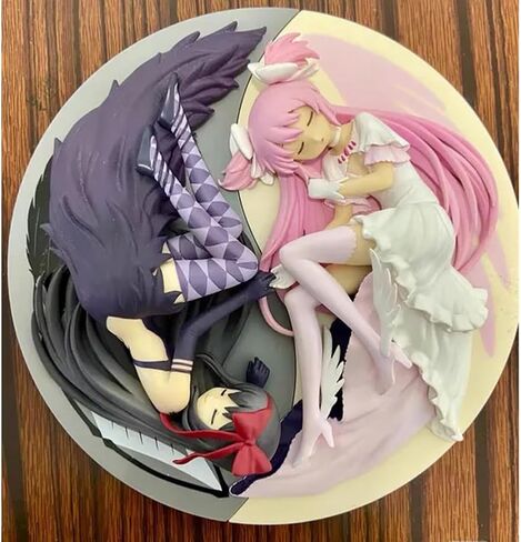 YLQANONG KanameMadoka Figures Anime Akemi Homura Figure Statues PVC Kaname Madoka Anime Action Figurine 5.51IN in Kuwait