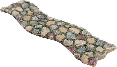 Treasure Gurus Miniature Fairy Garden Cobblestone Walkway Stone Path Dollhouse Accessory in Kuwait