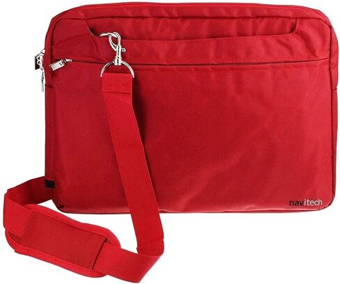 Navitech Red Sleek Water Resistant Travel Bag - Compatible with Lenovo IdeaPad Slim 3 Gen 8 (15.6") Laptop in Kuwait