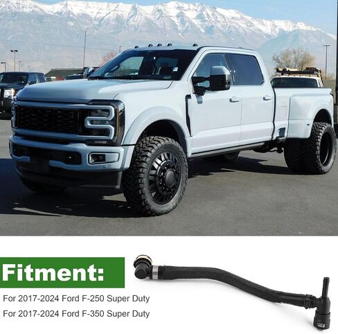 For 2017-2024 Ford Super Duty 6.7L Diesel Heater Core Inlet Hose Coolant Tube - HC3Z-18472-J, HC3Z-18472-E, HC3Z-18472-G in Kuwait