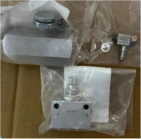 1PCS Throttle Valves GRO/GRLA/GR-M5-1/8-1/4 - QS 4-6-8-10 -RS -D -B(GR-QS-8 193970) in Saudi Arabia