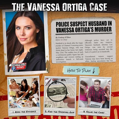 Unsolved Case Files | Ortiga, Vanessa - Cold Case Murder Mystery Game - Can You Solve The Crime? in Saudi Arabia