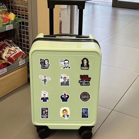 60Pcs The Last Show Stephen Colbert Stickers Funny Humor Late-Night Comedy Sticker Pack Waterproof Vinyl for Scrapbook Journaling Water Bottle Laptop Luggage Phone in Kuwait