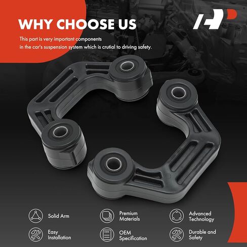 A-Premium 2 × وصلات شريط التثبيت الخلفية، متوافقة مع Subaru Forester 1998-2002، Impreza 1993-2007، Legacy 1993-1999 & Saab 9-2X 2005-2006 in Kuwait
