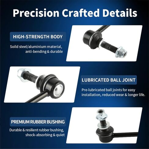 Front Sway Bar End Links Kit Fit for Lexus GX470 2003-2009, Toyota 4Runner 2003-2021, FJ Cruiser 2007-2014 All Models-2 PCS Suspension Kit K90677 K90683 in Kuwait