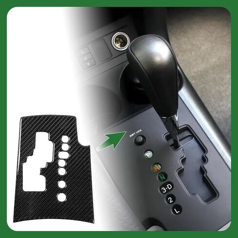 غطاء لوحة التحكم المركزي لناقل الحركة لسيارة Toyota RAV4 2006-2012 ملصق لوحة مضاد للخدش من ألياف الكربون باللون الأسود بنصف حزمة in Kuwait