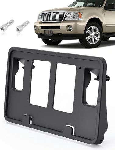 XCLPF Front License Plate Bracket Compatible with Ford F-150 2006-2008 / Lincoln Mark LT 2006-2008 Licence Plate Frame Front Bumper License Plate Holder Replace OE #6L3Z-17A385-AAA in Saudi Arabia