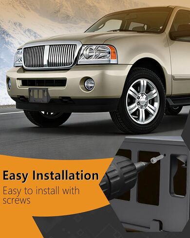XCLPF Front License Plate Bracket Compatible with Ford F-150 2006-2008 / Lincoln Mark LT 2006-2008 Licence Plate Frame Front Bumper License Plate Holder Replace OE #6L3Z-17A385-AAA in Saudi Arabia