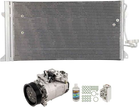 For Porsche Cayenne 2006 AC Compressor w/A/C Condenser & Repair Kit - BuyAutoParts 60-80711R6 New in Kuwait