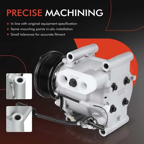 A-Premium A/C Compressor with Clutch Compatible with Dodge B1500 B2500 B3500 1998, Ram 1500 2500 3500 Van 1998-2003 in Kuwait