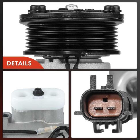 A-Premium A/C Compressor with Clutch Compatible with Dodge B1500 B2500 B3500 1998, Ram 1500 2500 3500 Van 1998-2003 in Kuwait