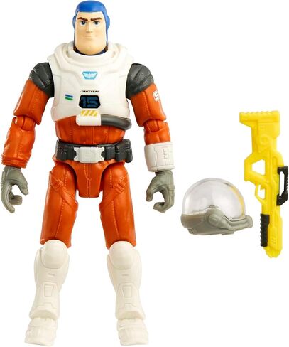 Mattel Disney وPixar Lightyear XL-15 Buzz Lightyear مجسم وإكسسوارات، لعبة 5 بوصة قابلة للتجميع مستوحاة من الفيلم in Kuwait