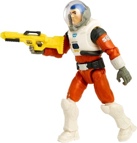 Mattel Disney وPixar Lightyear XL-15 Buzz Lightyear مجسم وإكسسوارات، لعبة 5 بوصة قابلة للتجميع مستوحاة من الفيلم in Kuwait