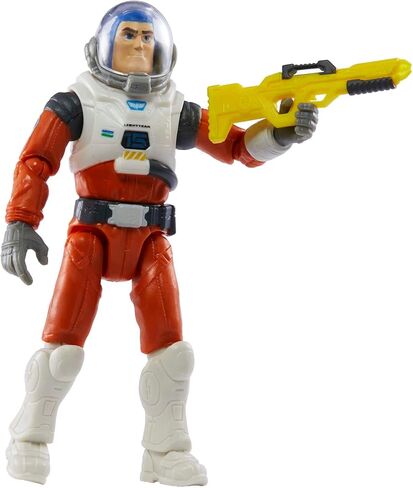 Mattel Disney وPixar Lightyear XL-15 Buzz Lightyear مجسم وإكسسوارات، لعبة 5 بوصة قابلة للتجميع مستوحاة من الفيلم in Kuwait