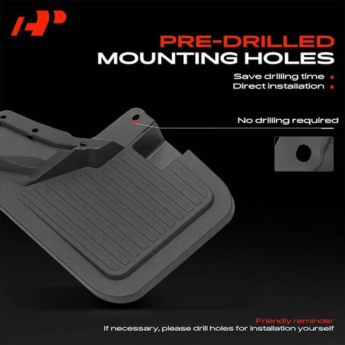 A-Premium Mud Flaps Compatible with Ford Bronco 2021 2022 2023 2024 Sport Utility, No Drilling Required Mud Guards with Hardware Accessories, Set of 2 Front Side in Kuwait