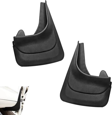 WZP 2PCS Car Mud Flaps, Bendable Splash Guards, Flexible Wheel Rear Mudguard Replacement, Universal Car Exterior Dirty Fenders Accessories for Truck Car Pickup SUV (Black) in Saudi Arabia