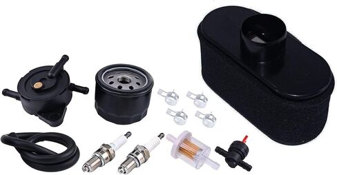 JEENDA 49040-7008 49040-0770 Fuel Pump with Air Oil filter Compatible with Kawasaki FR, FS, FX Series FR651V FR691V FR730V FS481V FS541V FS600V FS651V FS691V FS730V in Kuwait
