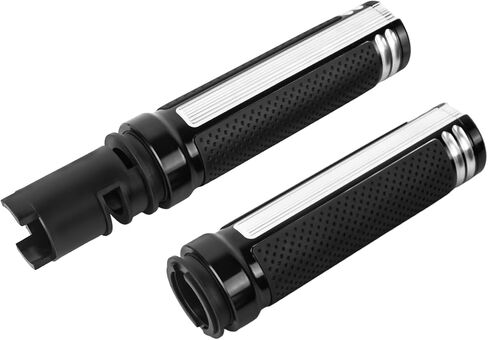 Motorcycle Hand Grips 1 Inch/25mm Handlebar Grips Fit for Harley Touring Road Glide Street Glide CVO 2023-2025 Softail 2025-up, Rubber Aluminum Anti-Slip Hand Grips in Kuwait