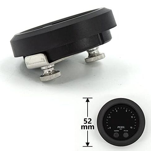 52mm 0-15psi Electronic Fuel Pressure Gauge with 1/8 Npt Sensor Red LED Display in Saudi Arabia