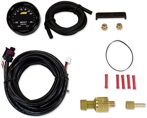 AEM X-Series 2 مقياس 52 مم مجموعة UEGO WideBand A/F Ratio مع obdii + ضغط معزز 35 رطل لكل بوصة مربعة in Kuwait