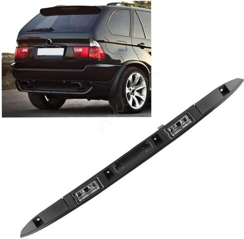 أسود غطاء صندوق السيارة الباب الخلفي قبضة مقبض التبديل اكسسوارات السيارات لسيارات BMW E53 X5 2000 2001 2002 2003 2004 2005 2006 51137170676 in Kuwait