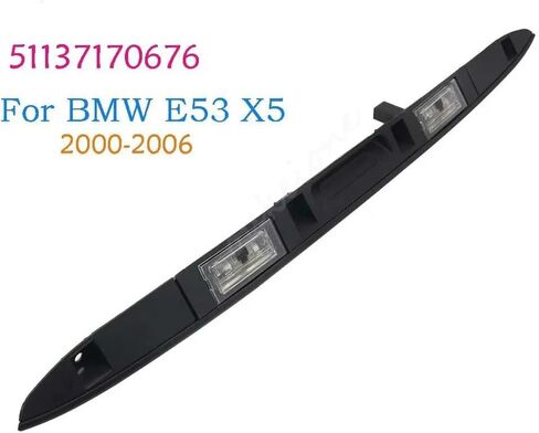 أسود غطاء صندوق السيارة الباب الخلفي قبضة مقبض التبديل اكسسوارات السيارات لسيارات BMW E53 X5 2000 2001 2002 2003 2004 2005 2006 51137170676 in Kuwait
