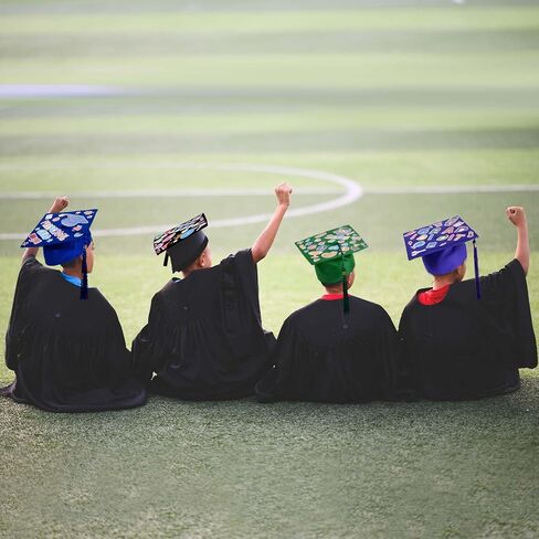 24 قطعة من ملصقات قبعة التخرج لرياض الأطفال 2026 لتزيين قبعة التخرج لمرحلة ما قبل المدرسة الملونة DIY ملصقات ذاتية اللصق لمستلزمات حفلات التخرج in Kuwait