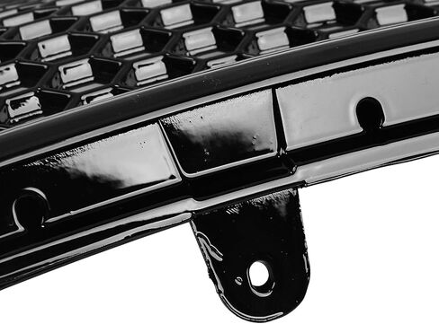 Car Front Bumper Grille Mesh Grill For Lexus IS250 2011-2013 Matte/Glossy Black Carbon Fiber Look Honeycomb Style in Saudi Arabia