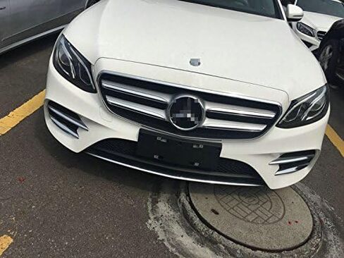 الكروم الجبهة الزاوية شبكة الشواية صب غطاء الكسوة صالح لمرسيدس بنز الفئة E الجديدة W213 E300 سيدان الرياضة 2017 2018 2019 2020 in Kuwait