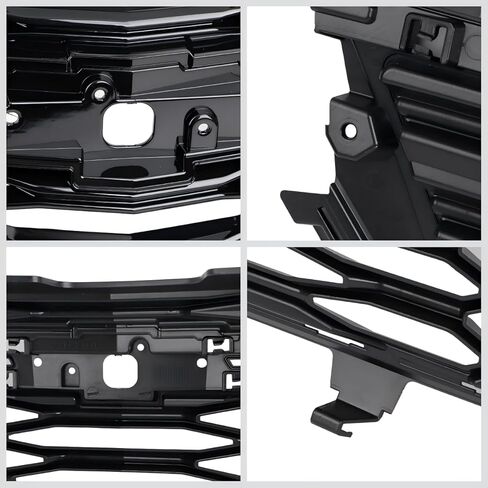 Full Glossy Black Honeycomb Bumper Grille Compatible With 2022-2023 Equinox Front Bumper Mesh Grill Replacement 85562362 in Saudi Arabia