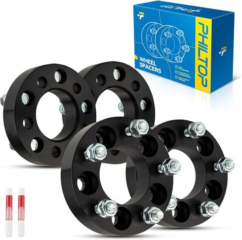 PHILTOP 5x114.3mm to 5x100mm Wheel Adapters 1 inch Compatible with RAV4, 5 Lug Centric Adapter with 73.1mm Hub Bore M12x1.5 Studs, fit for C-R-V, Camry, Civic, Accord, Elantra, Fusion,CX-5,Sonata,4pcs in Saudi Arabia