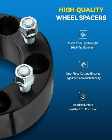 PHILTOP 5x114.3mm to 5x100mm Wheel Adapters 1 inch Compatible with RAV4, 5 Lug Centric Adapter with 73.1mm Hub Bore M12x1.5 Studs, fit for C-R-V, Camry, Civic, Accord, Elantra, Fusion,CX-5,Sonata,4pcs in Saudi Arabia