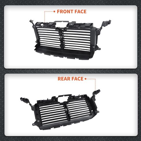 labwork Radiator Upper Active Grill Shutter Assembly 601-514 Replacement for Expedition 2018-2024 Navigator 2021-2024 without Motor in Kuwait